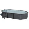 GRE Piscine Ovale Composite Gré - 6,64 X 3,86 X 1,54 M -Equipements De Piscine kpcov6650 piscine ovale composite gre 664 386 154cm