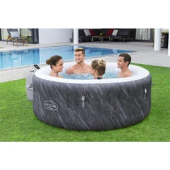 Spa Gonflable Bestway Lay-Z Spa BORACAY AirJet 4 Places -Equipements De Piscine liner lay z spa boracay airjet bestway 180 x 66 cm ambiance