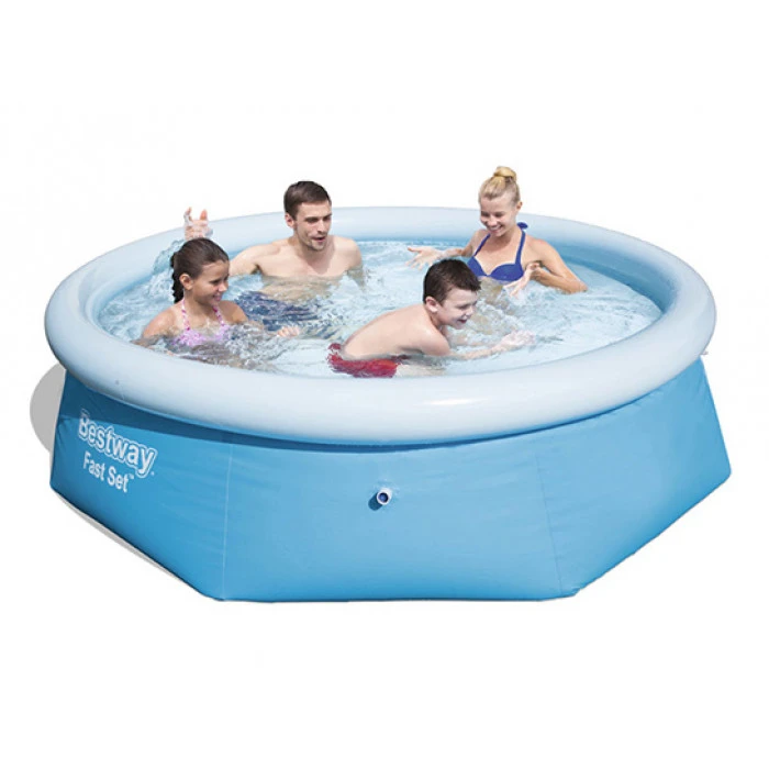 Piscine Hors Sol Bestway Fast Set 2,44 X 0,61 M Avec Filtre à Cartouche 4 Piscine Hors Sol Bestway Fast Set 2,44 X 0,61 M Avec Filtre à Cartouche – Image 2