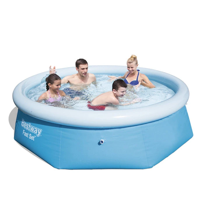 Piscine Hors Sol Bestway Fast Set 2,44 X 0,61 M Avec Filtre à Cartouche 3 Piscine Hors Sol Bestway Fast Set 2,44 X 0,61 M Avec Filtre à Cartouche