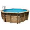 Piscine En Bois Octogonale Ubbink Océa 4,30 X 1,20 M - Liner Bleu -Equipements De Piscine piscine bois ocea 430 x h120m