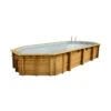 Piscine En Bois Octogonale Ubbink Océa 8,60 X 4,70 X 1,30 M - Liner Gris -Equipements De Piscine piscine en bois octogonale ubbink ocea 470 x 860 gris
