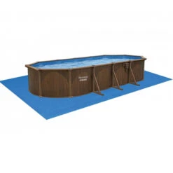 Piscine En Acier Bestway Hydrium Effet Bois - 7,30 X 3,60 X 1,30 M -Equipements De Piscine piscine hors sol acier ovale 730 m x 360 m x 130 m hydrium 5