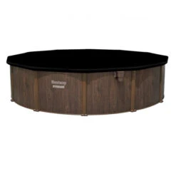 Piscine En Acier Bestway Hydrium Effet Bois Ø 5,50 X H 1,30 M -Equipements De Piscine piscine hors sol acier ronde 549 x 130 m hydrium 4