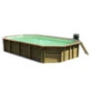 Piscine En Bois Octogonale Ubbink Azura 7,50 X 4,00 X 1,30 M - Liner Beige 2 Piscine En Bois Octogonale Ubbink Azura 7,50 X 4,00 X 1,30 M - Liner Beige -Equipements De Piscine piscine azura 400 x 750 fond blanc liner beige 1