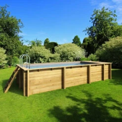 Piscine Pool'n Box Procopi En Bois 5 X 2 M - Coffre Et Filtration Intégrés -Equipements De Piscine piscine pool n box hors sol ambiance min