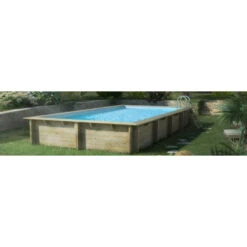 Piscine Weva Procopi En Bois 6 X 3 M -Equipements De Piscine piscine procopi weva ambiance semi enterr e