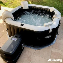 Spa Gonflable Intex PureSpa Carbone 4 Places 24 Spa Gonflable Intex PureSpa Carbone 4 Places -Equipements De Piscine spa carbone intex raviday 2 1 1