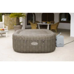 Spa Gonflable Bestway Lay-Z Spa CABO HydroJet 6 Places -Equipements De Piscine spa gonflable carre lay z spa cabo hydrojet 4 6 places 4