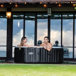 Spa Gonflable Intex PureSpa Carbone 4 Places 28 Spa Gonflable Intex PureSpa Carbone 4 Places -Equipements De Piscine spa gonflable intex purespa carbone 4 places 2