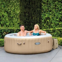 Spa Gonflable Intex PureSpa Sahara 4 Places -Equipements De Piscine spa gonflable intex purespa sahara 4 places ambiance