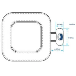 Spa Gonflable Netspa Caïman 4 Personnes -Equipements De Piscine spa gonflable netspa caiman 4 personnes 4