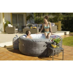 Spa Gonflable Bestway Lay-Z Spa BUDAPEST AirJet 6 Places 19 Spa Gonflable Bestway Lay-Z Spa BUDAPEST AirJet 6 Places -Equipements De Piscine spa gonflable rond lay z spa budapest airjet 4 6 places 2