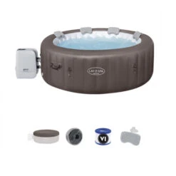 Spa Gonflable Bestway Lay-Z Spa DOMINICA HydroJet 6 Places -Equipements De Piscine spa gonflable rond lay z spa dominica hydrojet 4 6 places