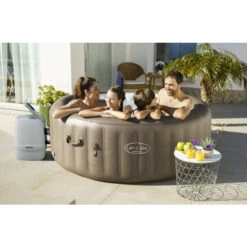 Spa Gonflable Bestway Lay-Z Spa DOMINICA HydroJet 6 Places -Equipements De Piscine spa gonflable rond lay z spa dominica hydrojet 4 6 places 4