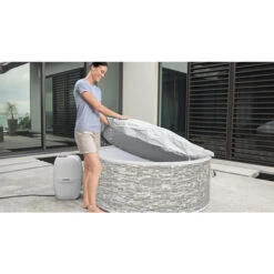 Spa Semi-rigide Bestway Lay-Z-Spa VANCOUVER AirJet Plus 5 Places -Equipements De Piscine spa gonflable rond lay z spa vancouver airjet plus 10