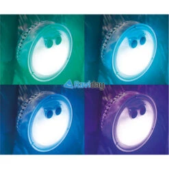 Spa Gonflable Intex PureSpa Blue Navy 4 Places -Equipements De Piscine spot lumineux pure spa bulles intex couleurs 28503 3 1