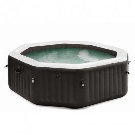 Structure Gonflable Seule Pour Spa Bulles/Jets Octogonal Noir 4 Personnes Intex (réf. 28454EX) 3 Structure Gonflable Seule Pour Spa Bulles/Jets Octogonal Noir 4 Personnes Intex (réf. 28454EX)