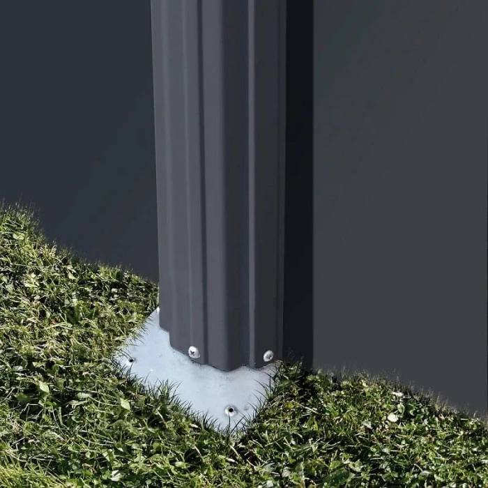 GRE Piscine Ovale Acier Gré Gris Anthracite - 5 X 3 X 1,20 M 6 GRE Piscine Ovale Acier Gré Gris Anthracite - 5 X 3 X 1,20 M – Image 4