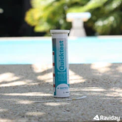 Tube De 50 Bandelettes D'analyse Et Test PH Bayrol Quicktest -Equipements De Piscine tube de 50 bandelettes d analyse bayrol quicktest raviday