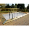 Piscine En Bois Rectangulaire Ubbink Linéa UrbanPool 4,50 X 2,50 X 1,40 M - Liner Gris -Equipements De Piscine urban pool 250x450 liner gris 1