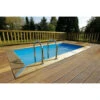 Piscine En Bois Rectangulaire Ubbink Linéa UrbanPool 4,50 X 2,50 X 1,40 M - Liner Bleu -Equipements De Piscine urban pool ubbink 250x450 studio3 1