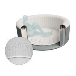 Spa Gonflable Bestway Lay-Z Spa BUDAPEST AirJet 6 Places 25 Spa Gonflable Bestway Lay-Z Spa BUDAPEST AirJet 6 Places -Equipements De Piscine visuel systeme massage airjet